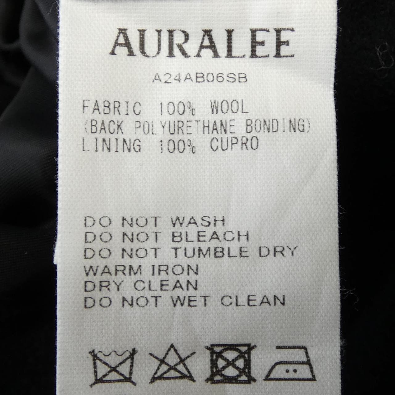 オーラリー AURALEE A24AB06SB ジャケット