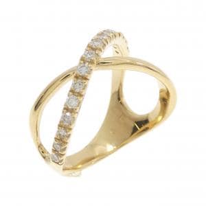 K18YG ダイヤモンド リング 0.15CT