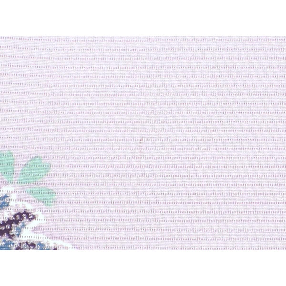 【未使用品】単衣　駒絽訪問着　友禅銀彩加工
