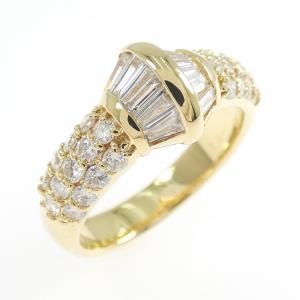 K18YG ダイヤモンド リング 1.20CT