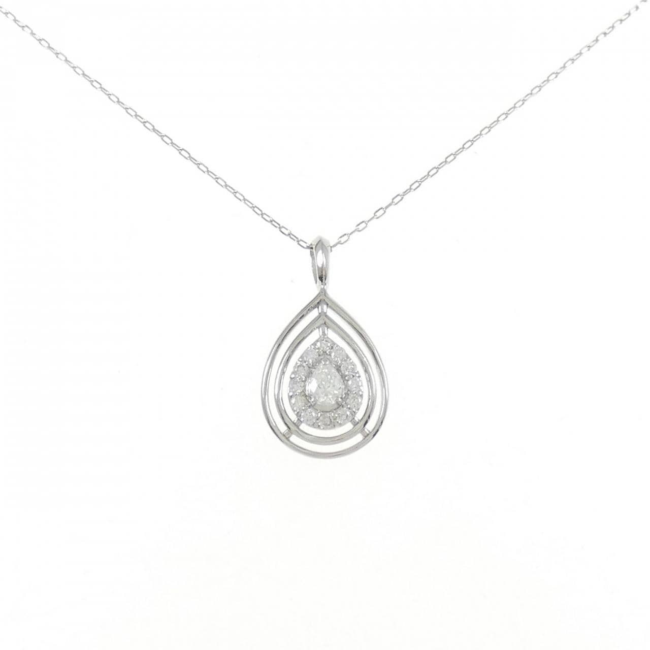 【新品】PT ダイヤモンド ネックレス 0.22CT