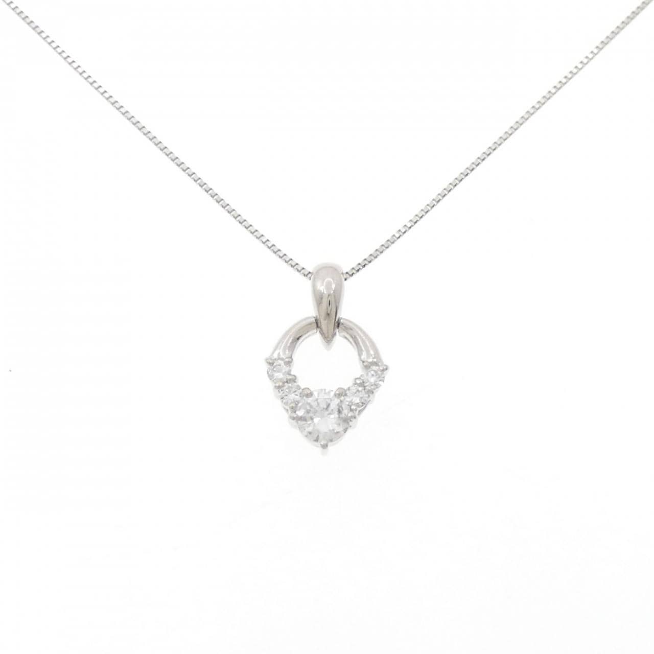PT900/PT850 ダイヤモンド ネックレス 0.38CT