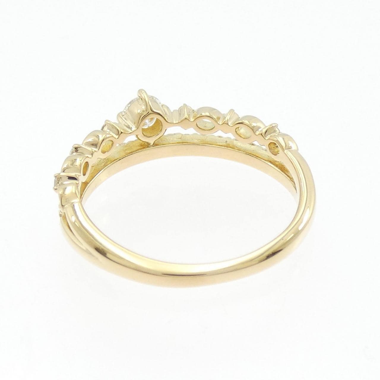 【リメイク】K18YG ダイヤモンド リング 0.40CT