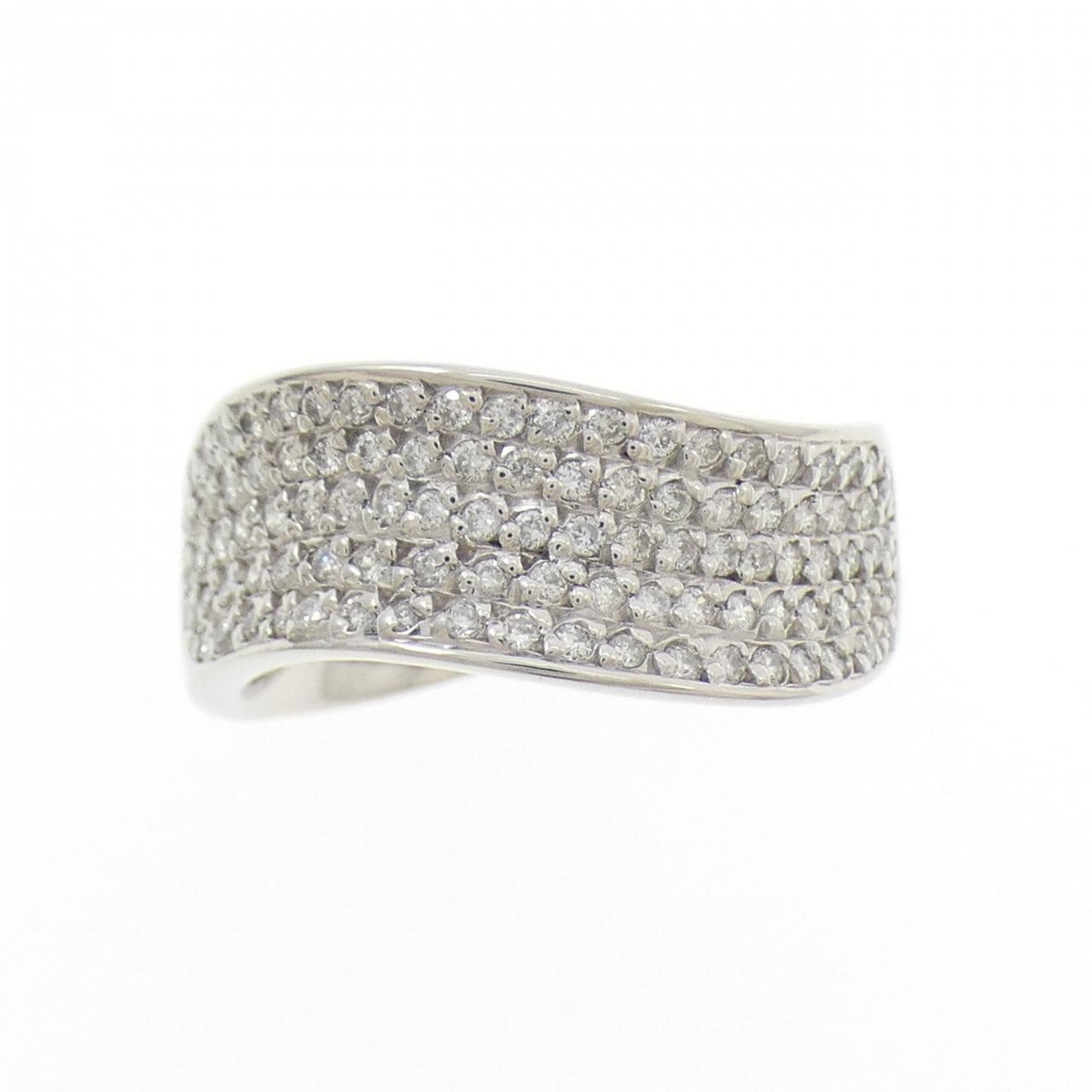 PT900 パヴェ ダイヤモンド リング 0.50CT