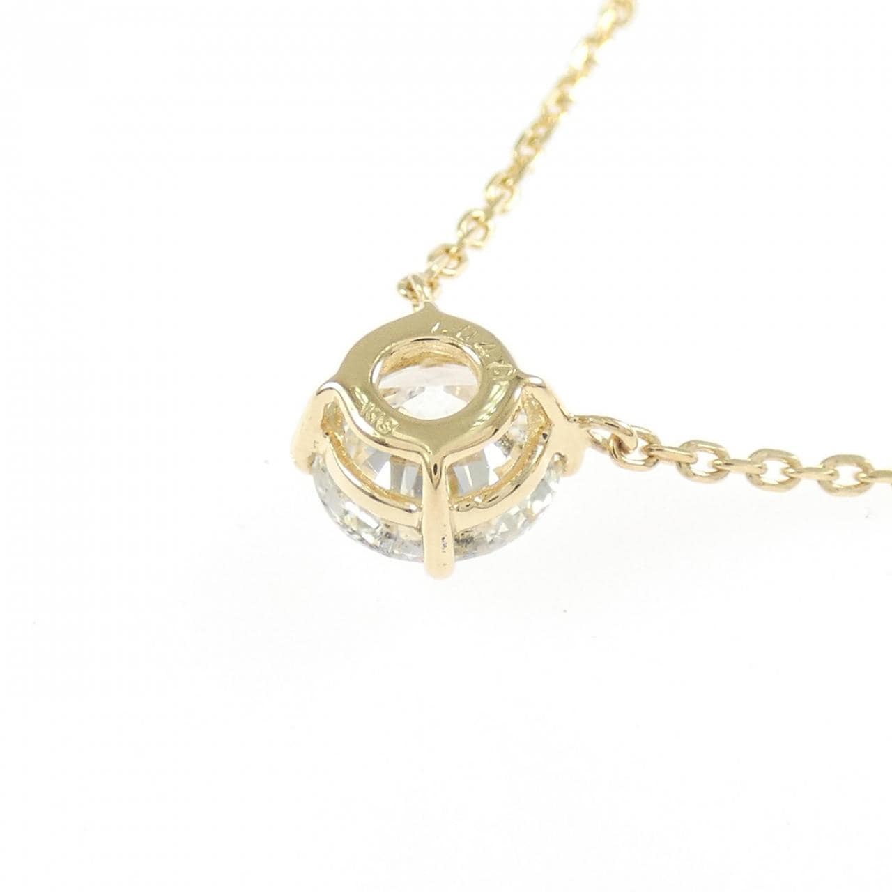 K18YG ダイヤモンド ネックレス 1.040CT H SI2 3EXT