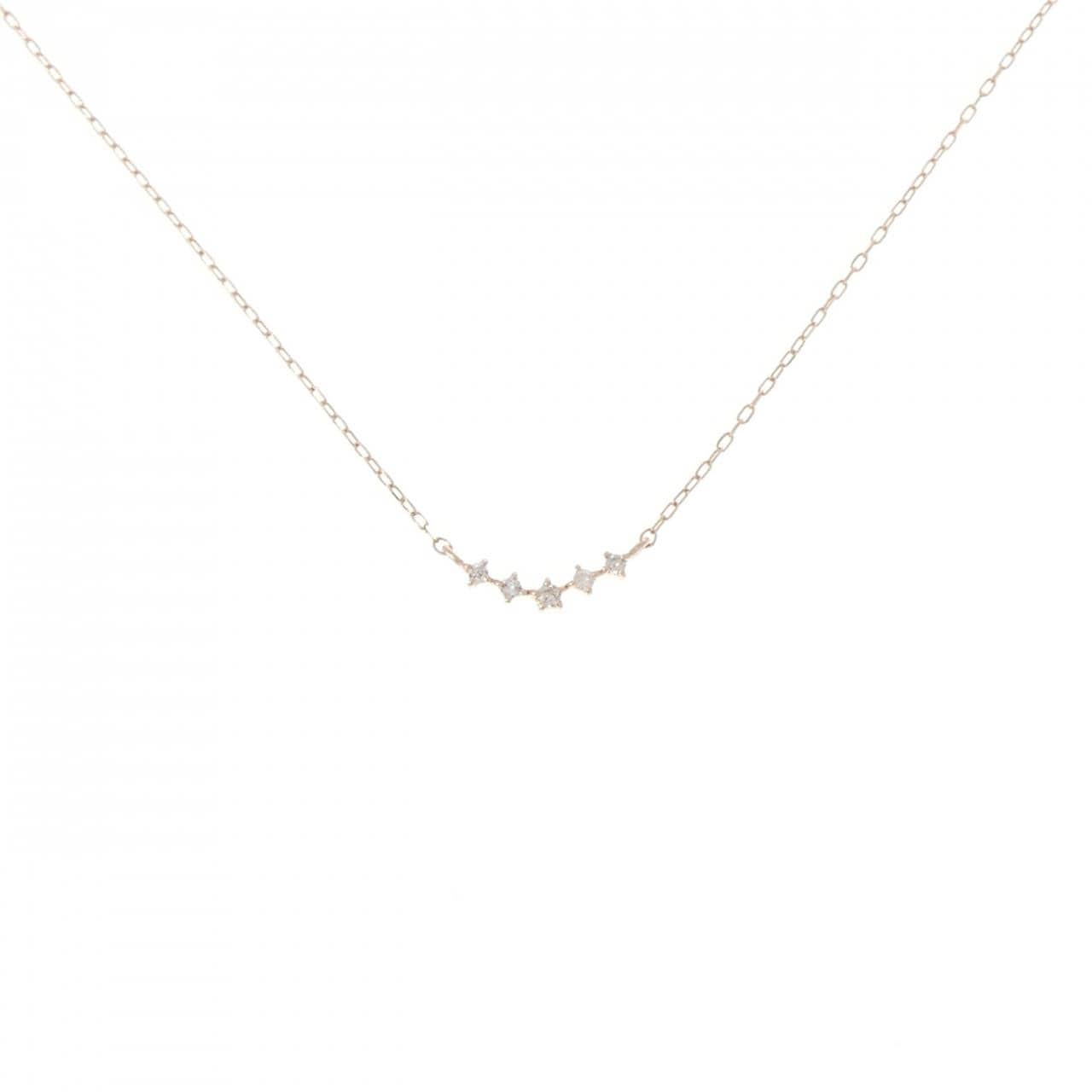 K10PG ダイヤモンド ネックレス 0.03CT