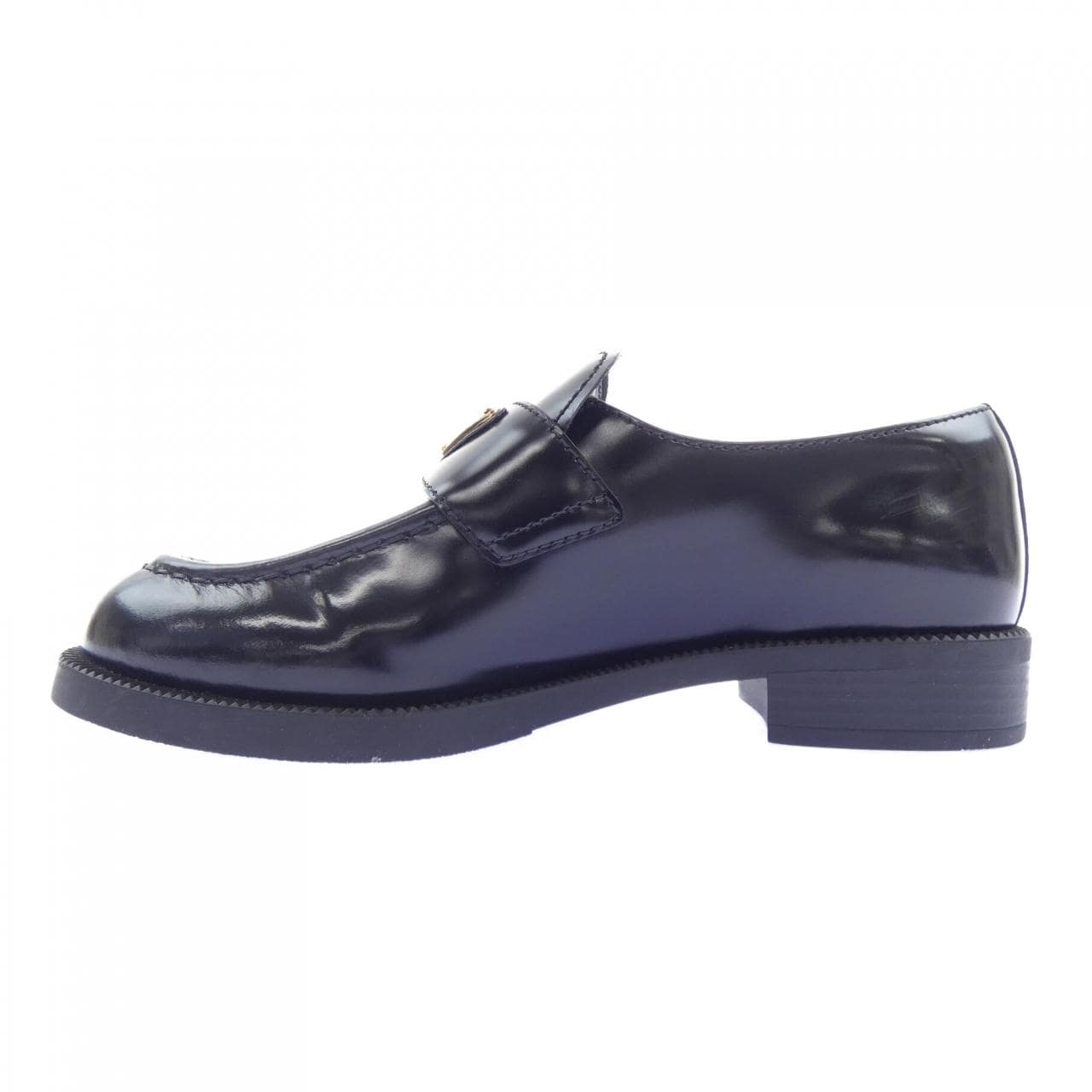 プラダ PRADA ブラッシュドレザー トライアングルロゴ 1D329N シューズ