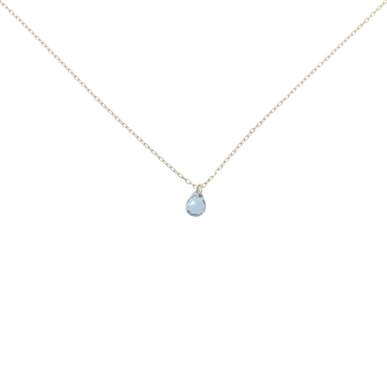 K18YG blue Topaz necklace