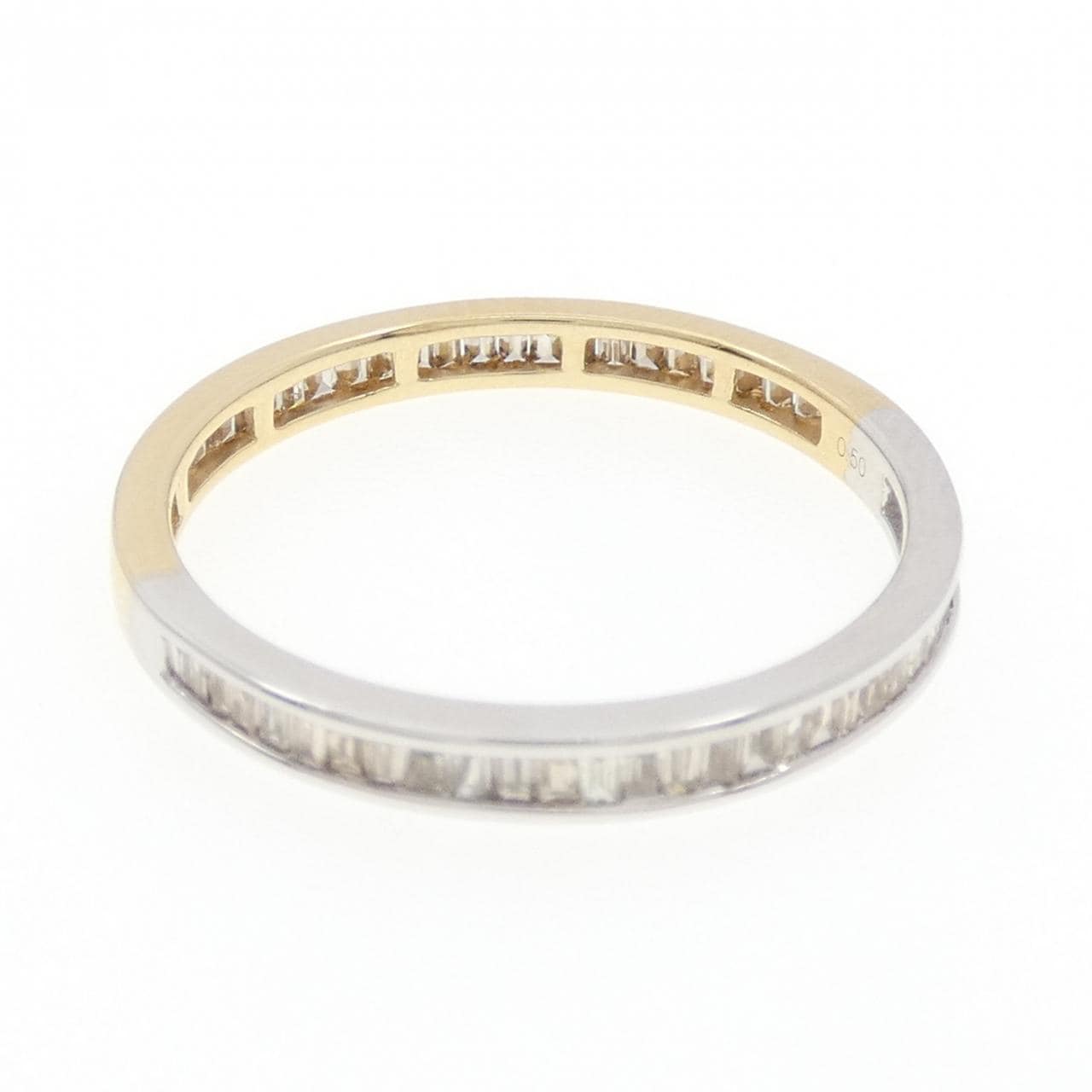 K18YG/K18WG ダイヤモンド リング 0.50CT