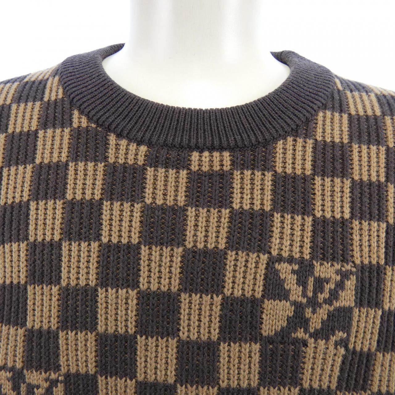 ルイヴィトン LOUIS VUITTON リブデニムクルーネック HLN77WZLL ニット