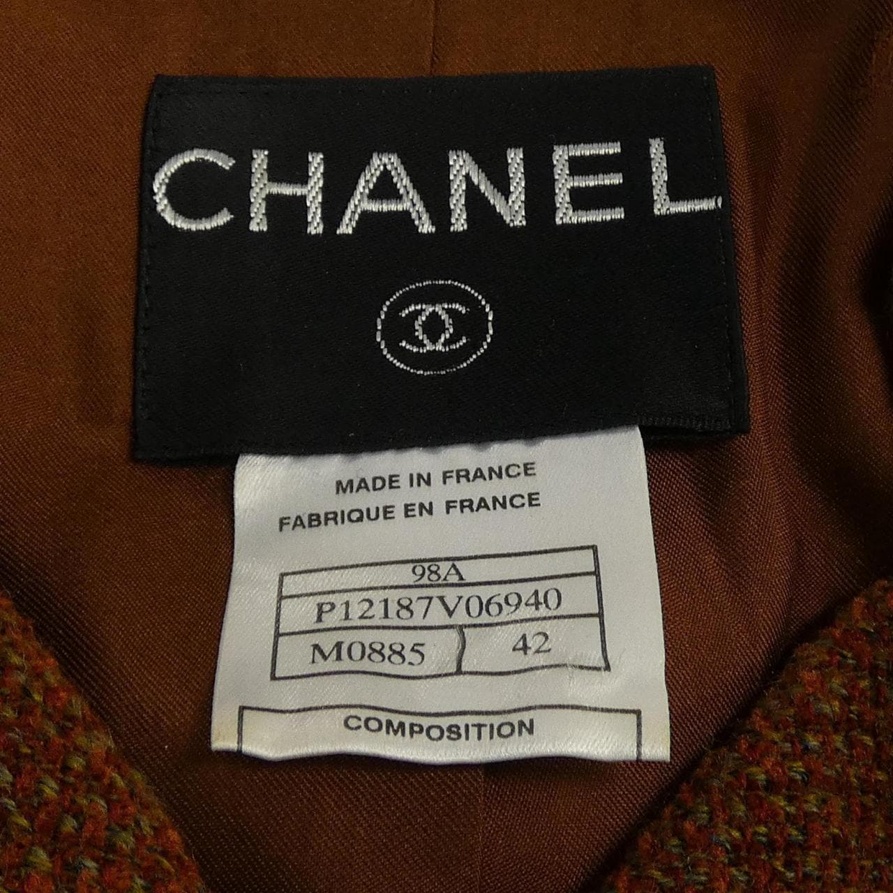 【ヴィンテージ】シャネル CHANEL P12187V06940 98A ジャケット