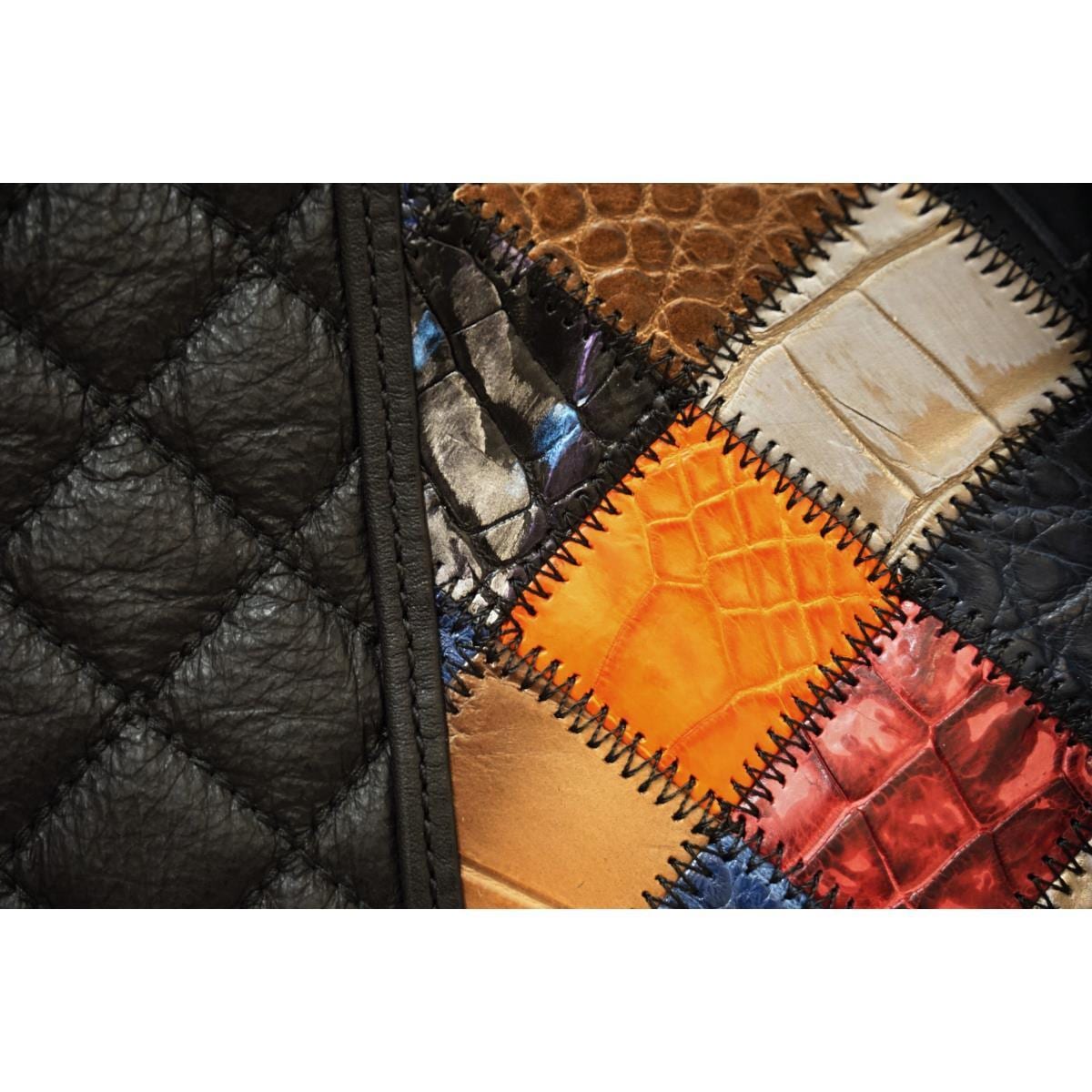 【新品】和装バッグ　クロコ