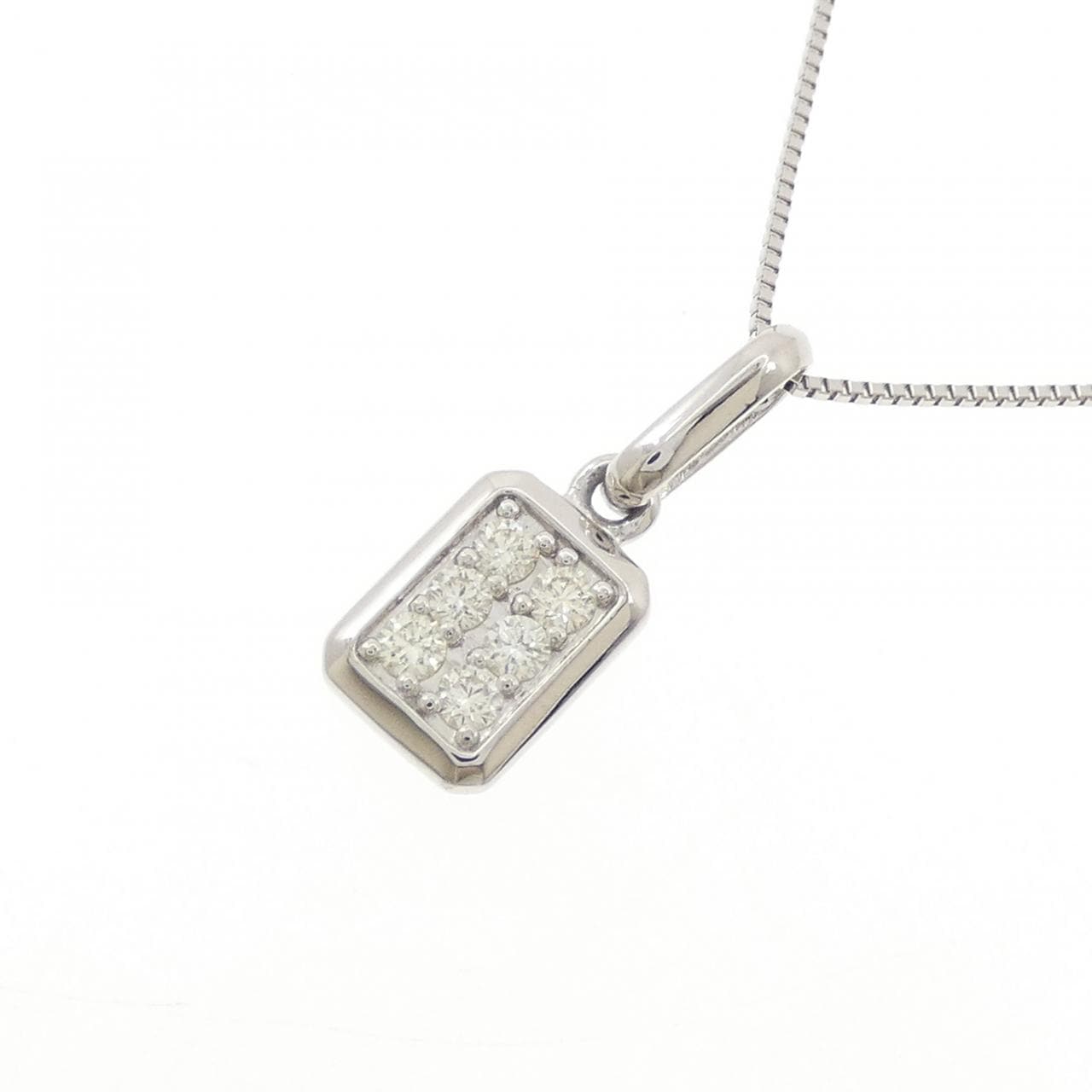 PT900/PT850 ダイヤモンド ネックレス 0.22CT