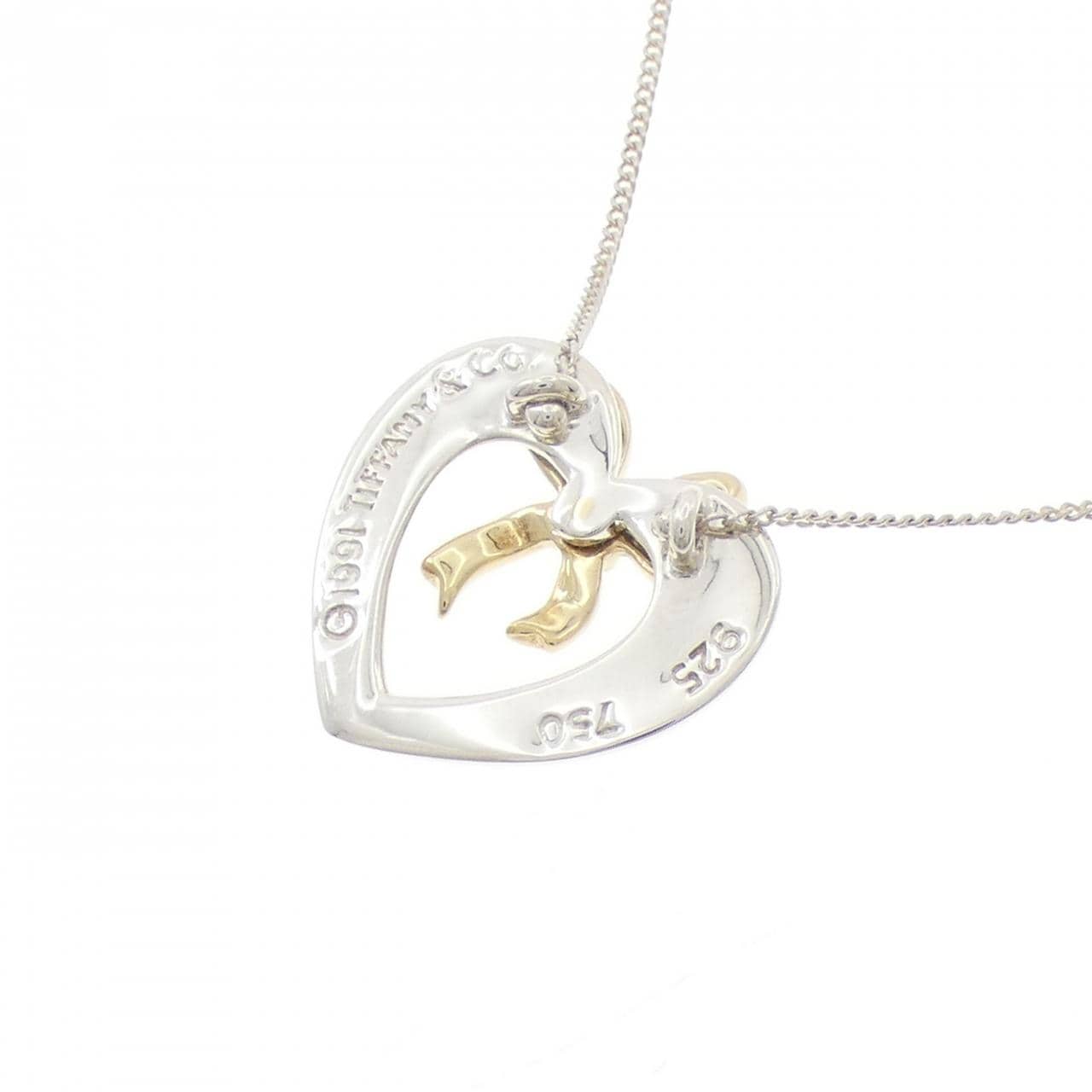 [vintage] TIFFANY 925/750YG 项链