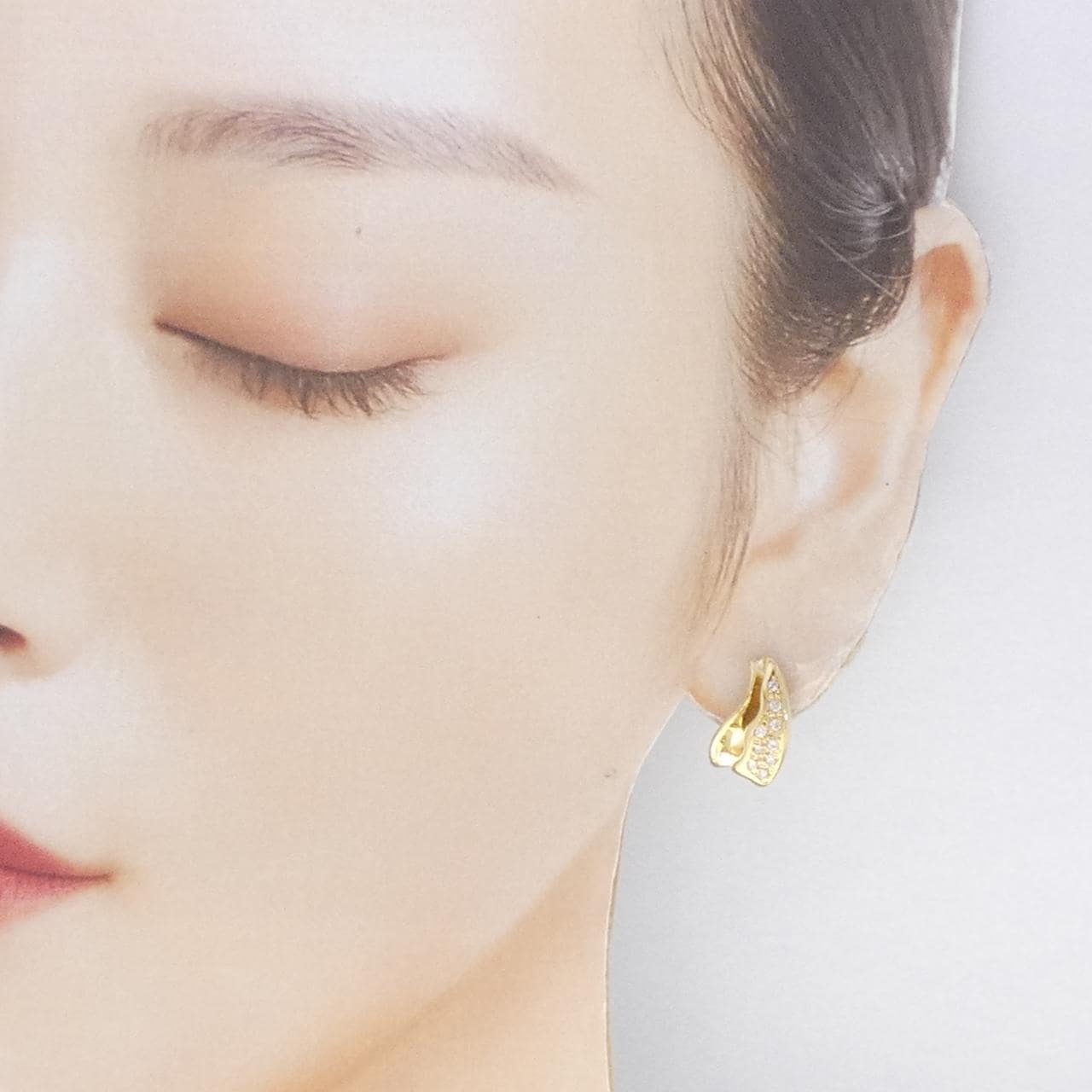 K18YG ダイヤモンド ピアス 0.20CT