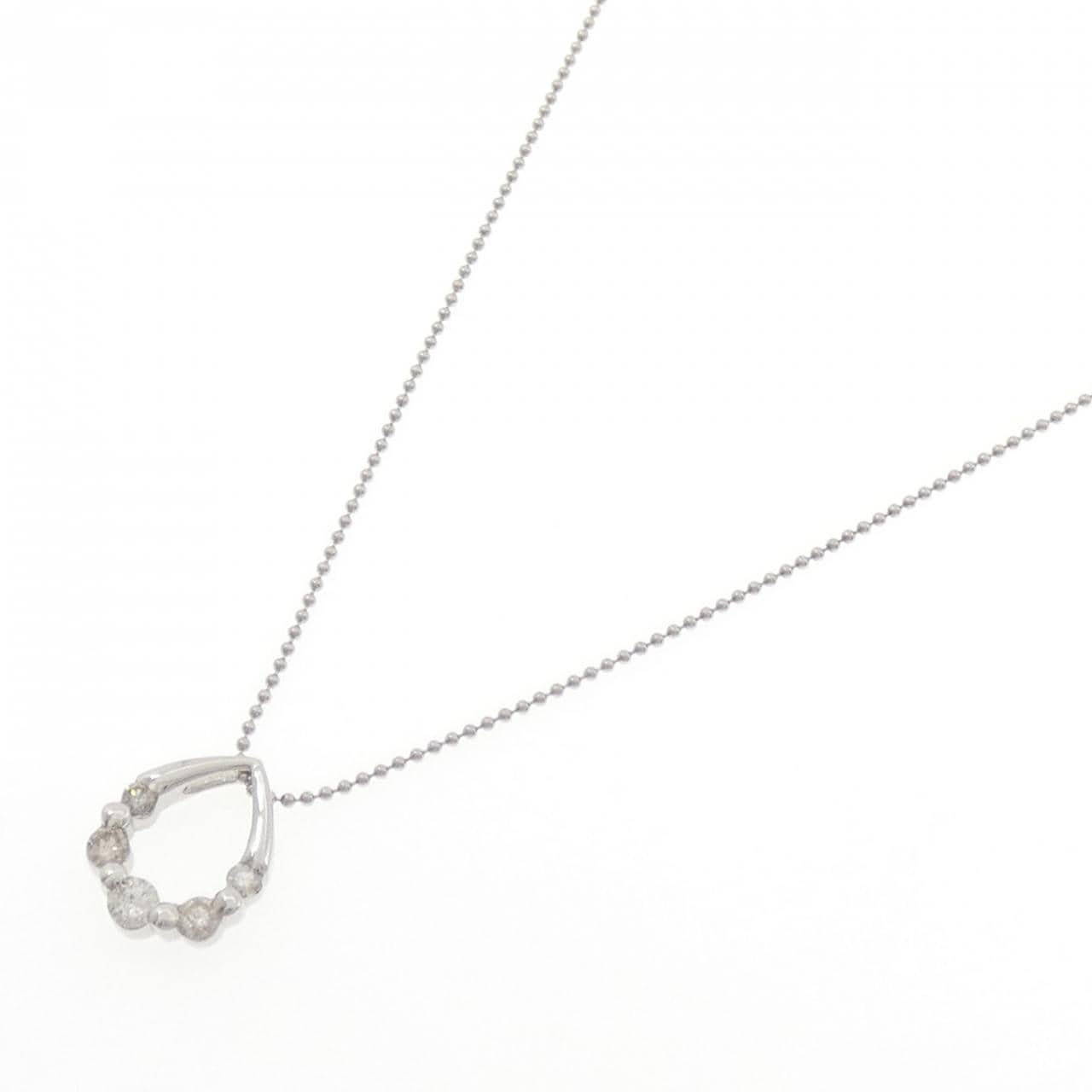 PT900/PT850 ダイヤモンド ネックレス 0.40CT