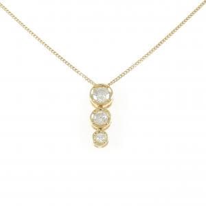K18YG ダイヤモンド ネックレス 0.61CT