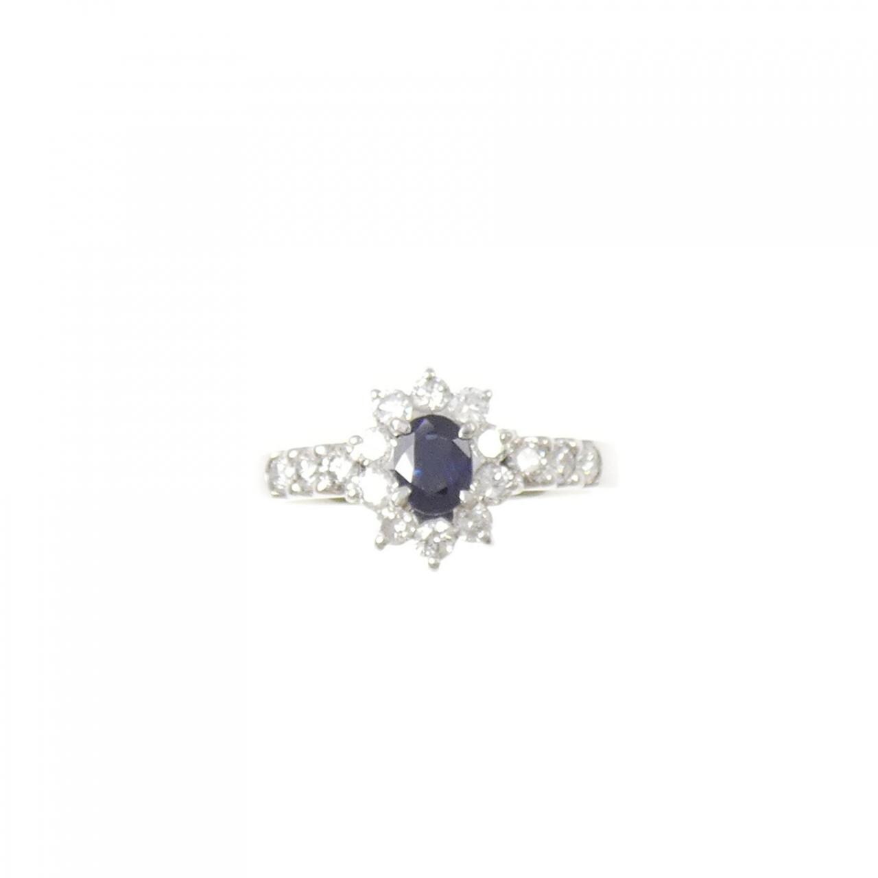 PT900 サファイヤ リング 0.35CT