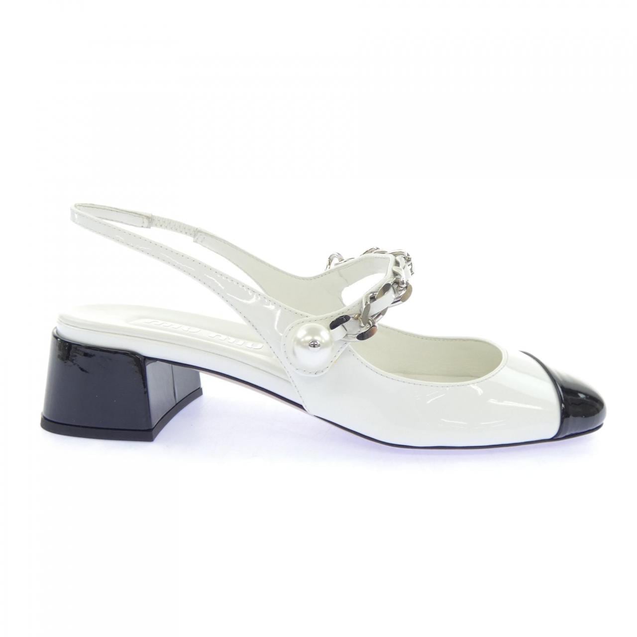 ミュウミュウ MIU MIU スリングバックパンプス 5I045E シューズ