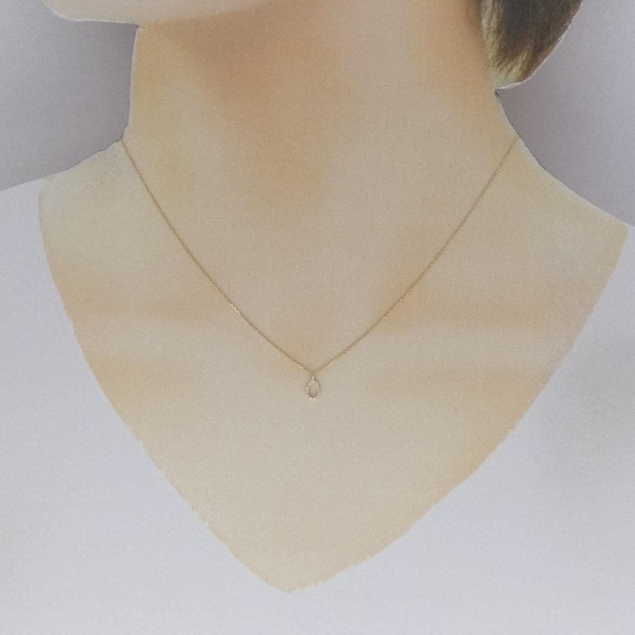 K18YG ダイヤモンド ネックレス 0.044CT