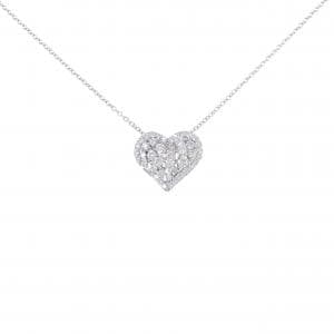 ポンテヴェキオ ハート ダイヤモンド ネックレス 0.95CT