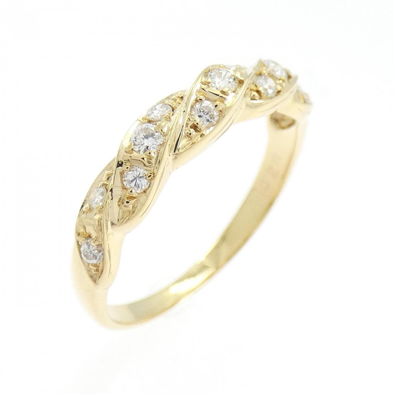 K18YG ダイヤモンド リング 0.20CT