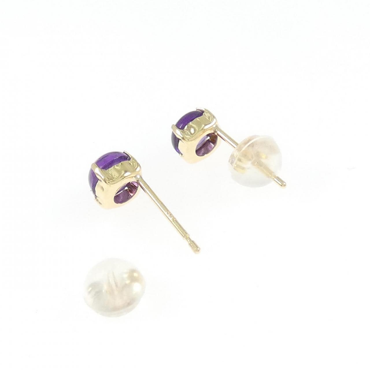 【新品】K18YG アメジスト ピアス