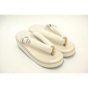 【新品】女草履　鶴　Ｆサイズ