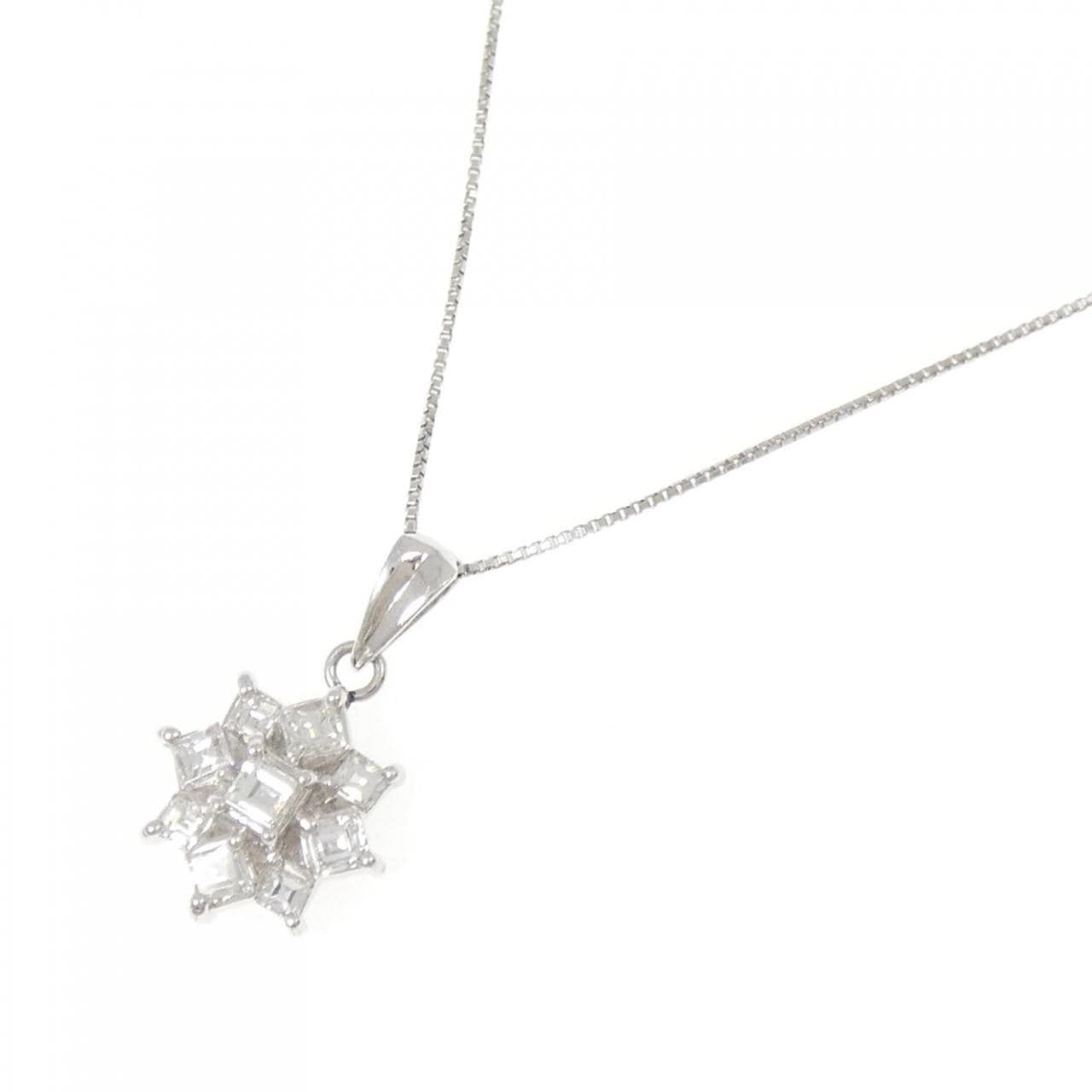 PT900/PT850 ダイヤモンド ネックレス 0.50CT