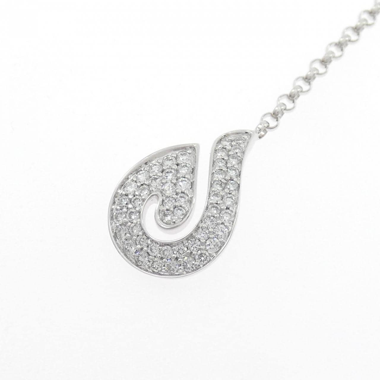 750WG ダイヤモンド ネックレス