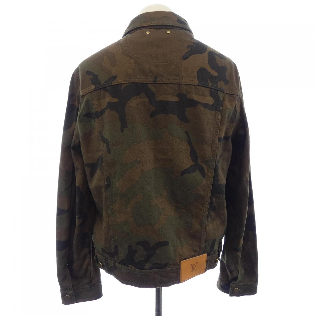 ルイヴィトン LOUIS VUITTON JACQUARD DENIM TRUCKER JACKET HDA91WDSQ SUPREME デニムジャケット
