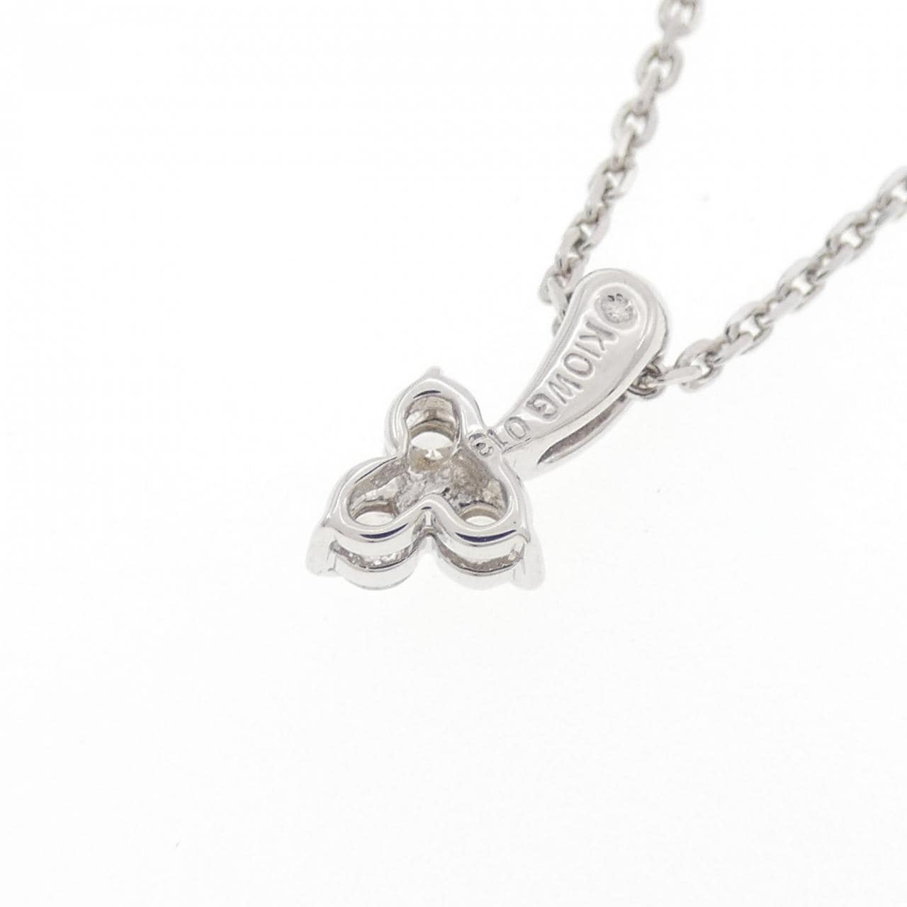 K10WG ダイヤモンド ネックレス 0.13CT
