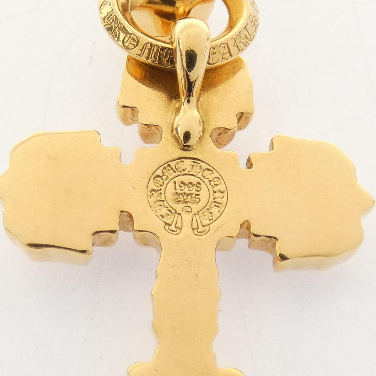 クロムハーツ CHROME HEARTS FILIGREE CROSS XSM GLD W/ATTACHED BALE 206015025GLDXXX208 ペンダント