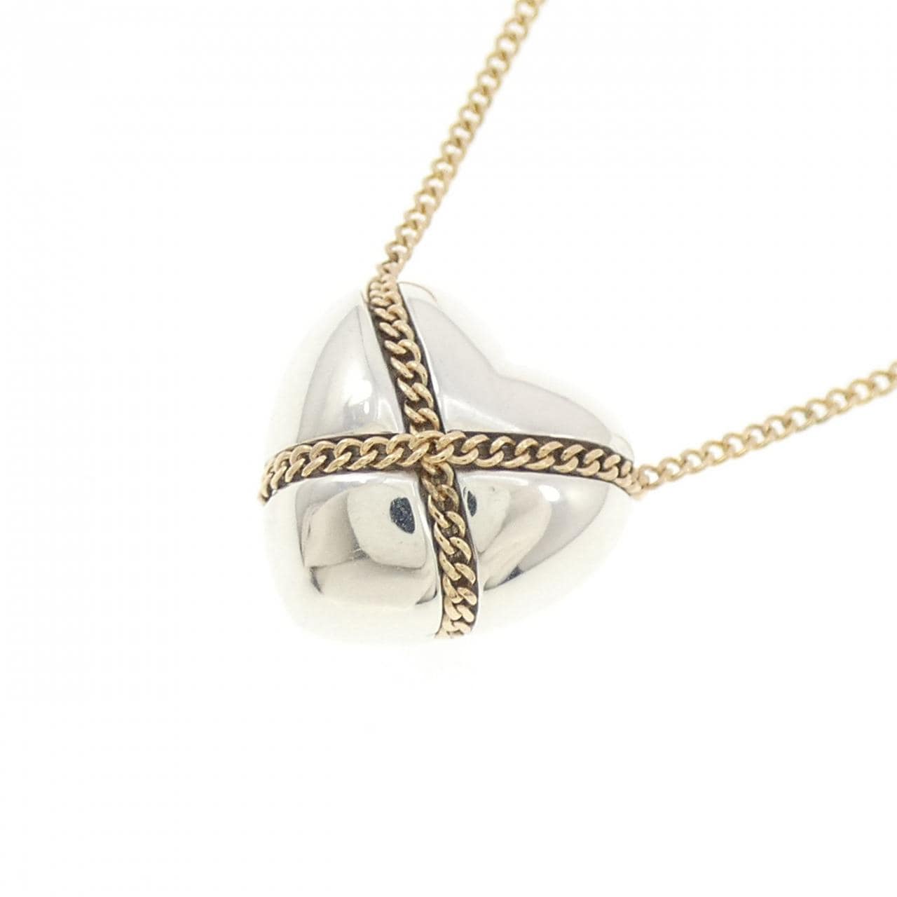 ティファニー 925/750YG ネックレス