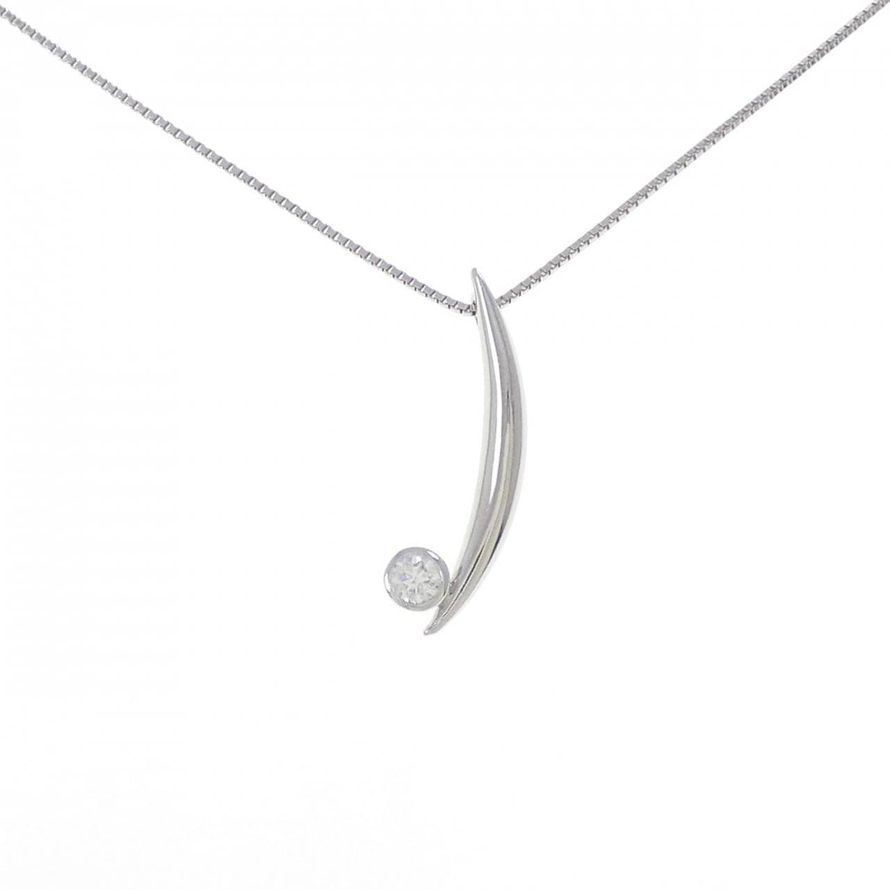 PT950 ダイヤモンド ネックレス 0.10CT
