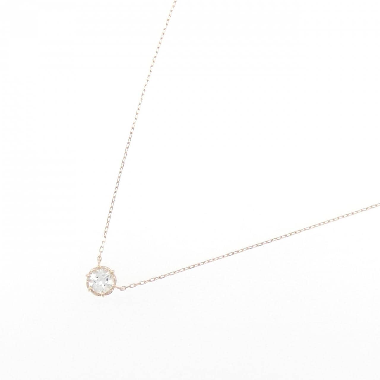 4゜C ホワイトトパーズ ネックレス