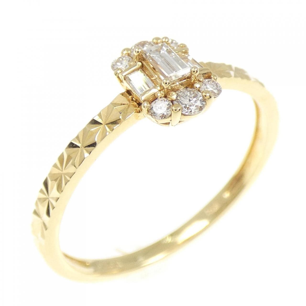 【新品】K18YG ダイヤモンド リング 0.20CT