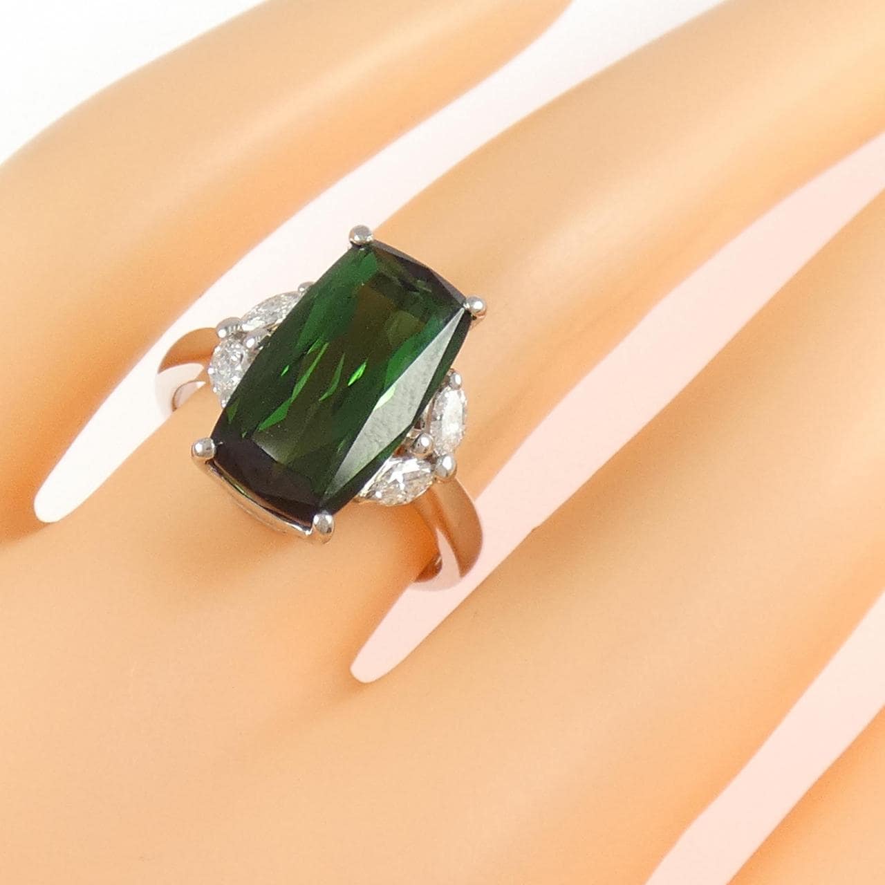 PT900 トルマリン リング 4.90CT