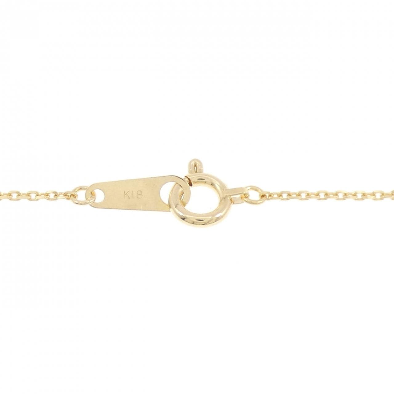 K18YG クロス ダイヤモンド ネックレス 0.10CT