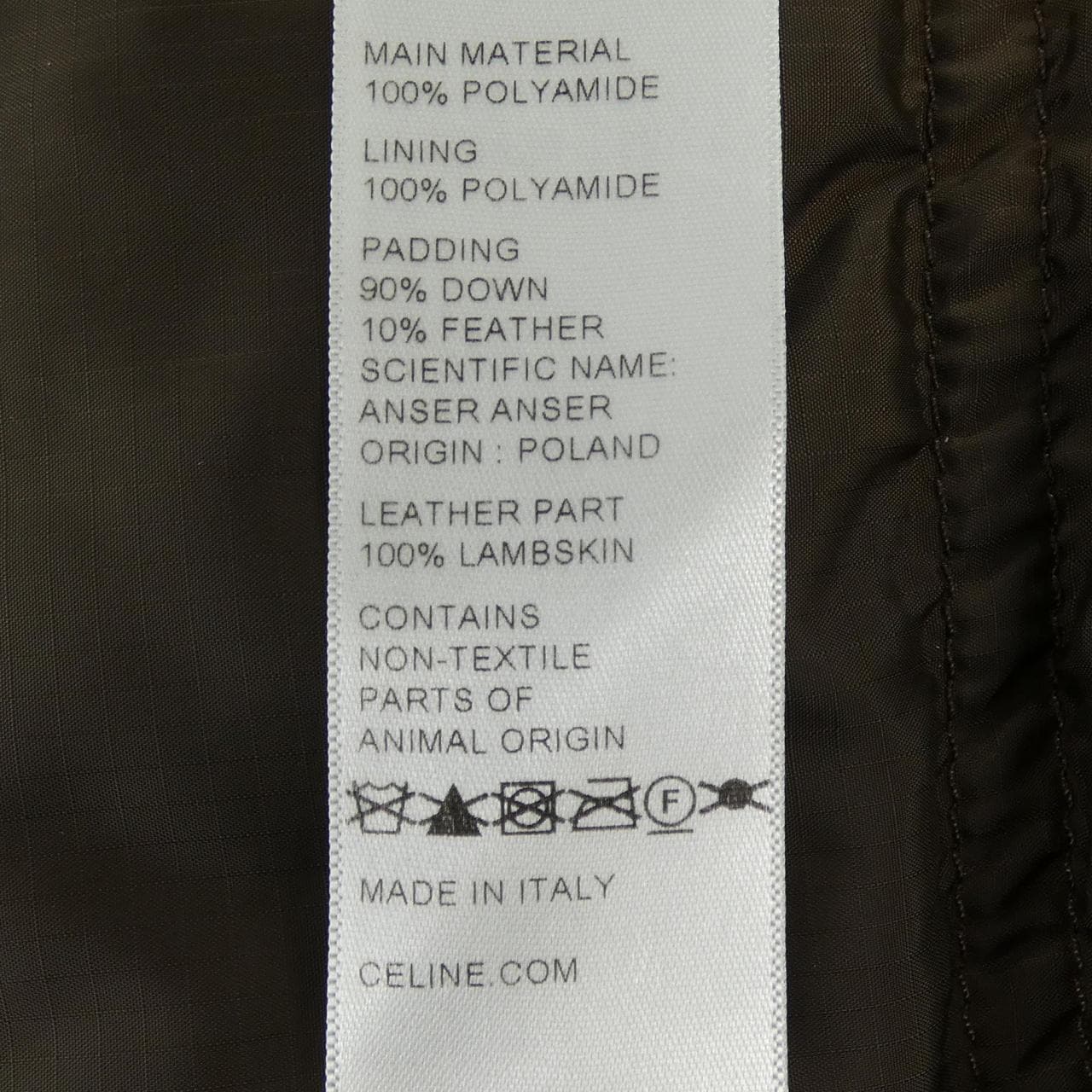 セリーヌ CELINE トリオンフ　2WAY 2W661901V ダウンジャケット