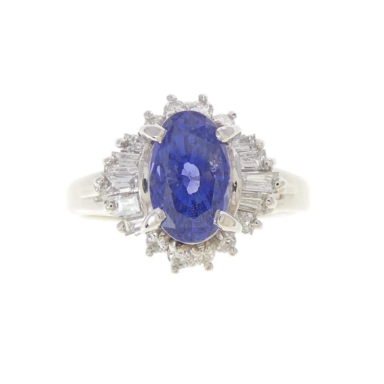 PT900 非加熱 サファイヤ リング 2.072CT スリランカ産