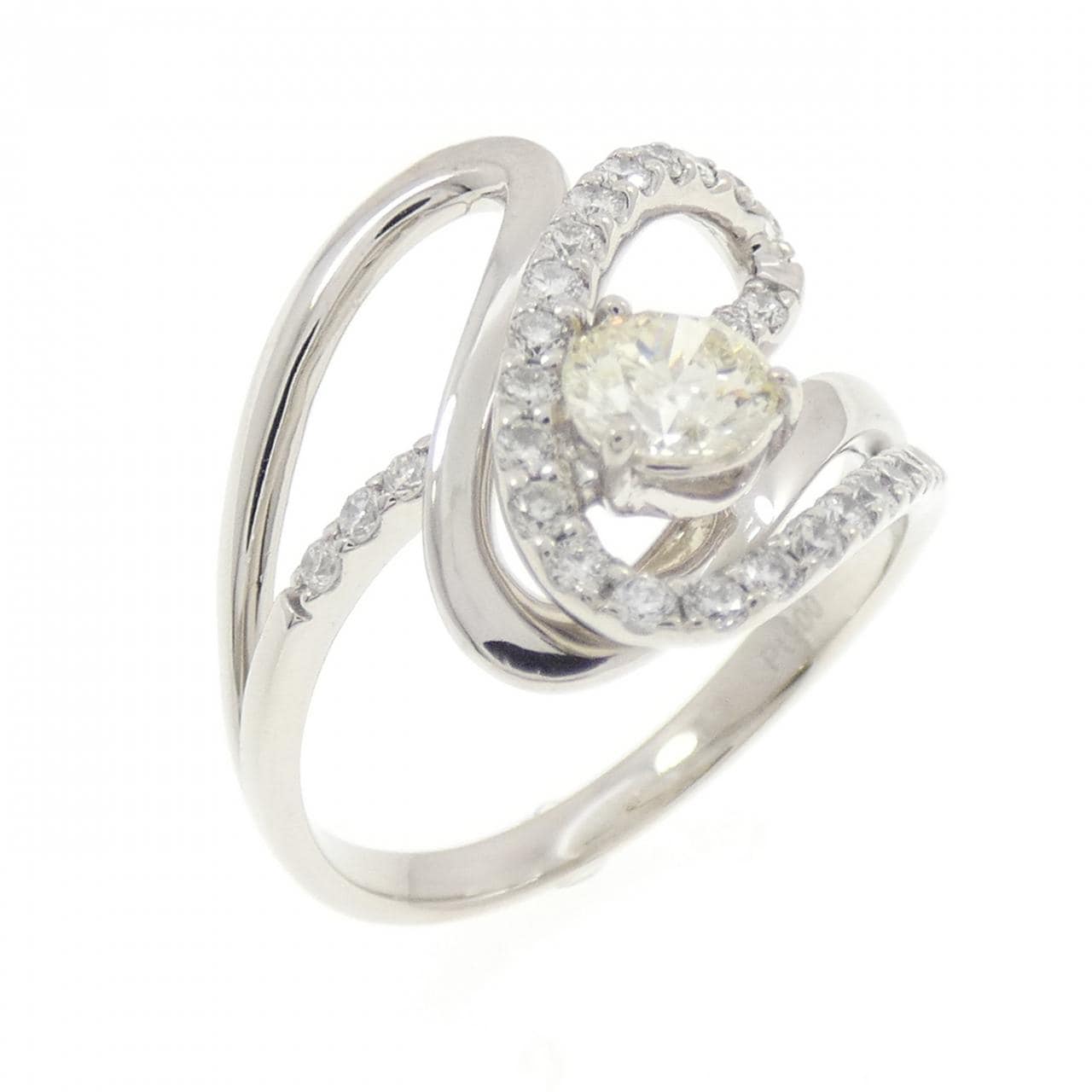 PT900 ダイヤモンド リング 0.348CT