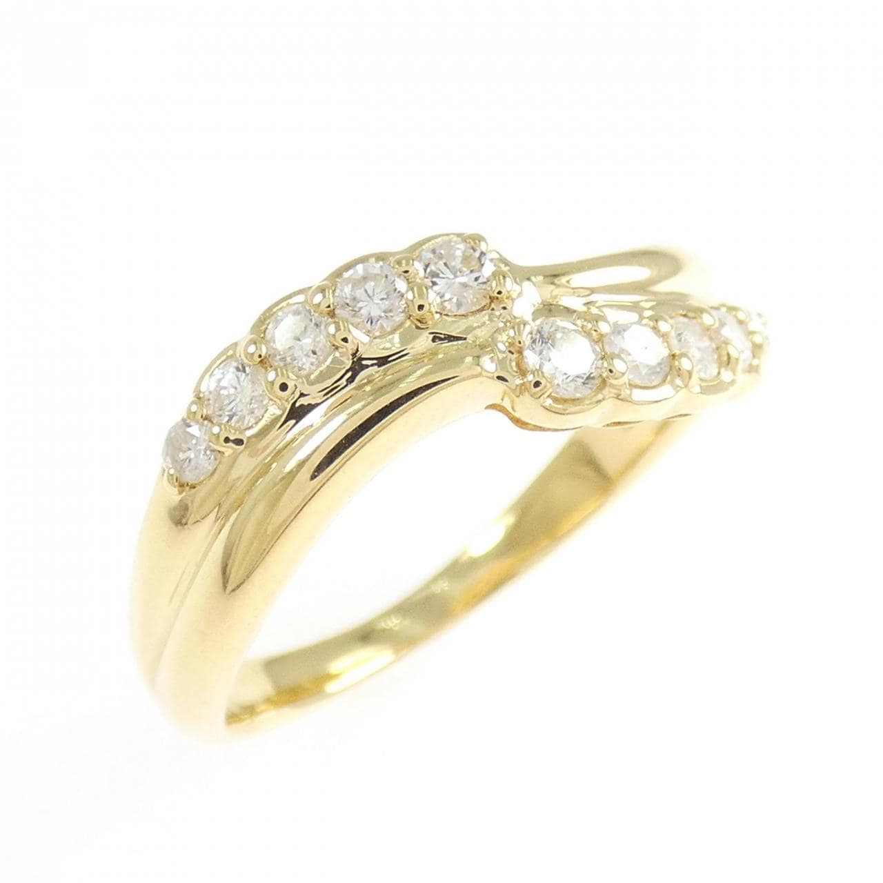 K18YG ダイヤモンド リング 0.30CT