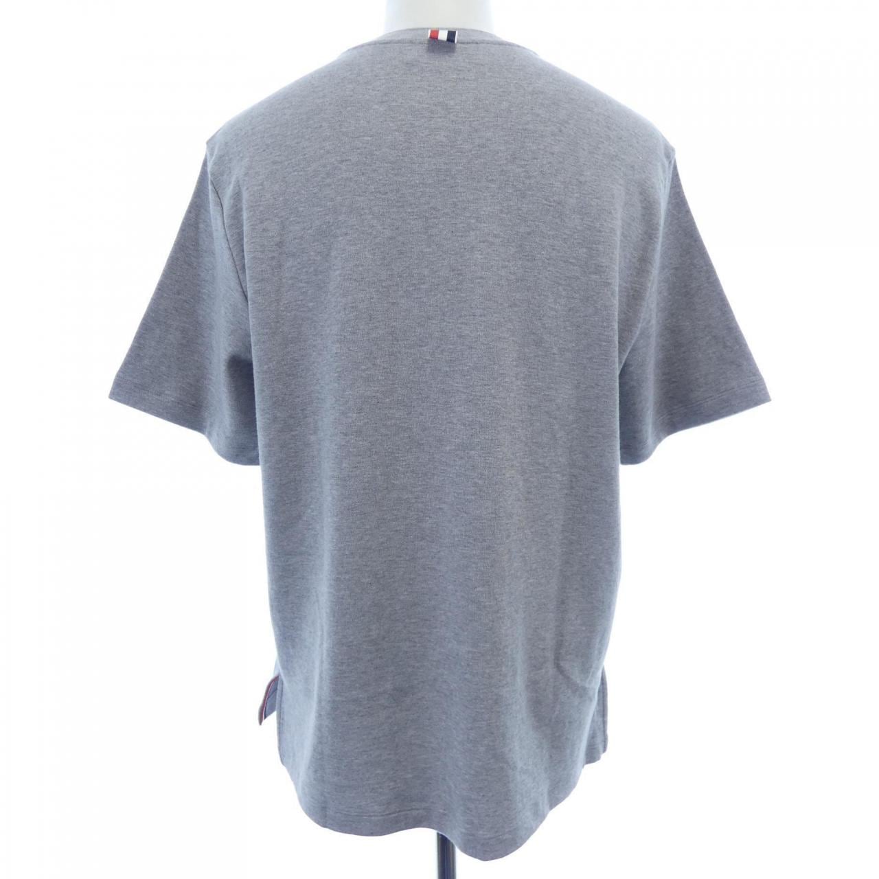 トムブラウン THOM BROWNE コットンミラノリブ オーバーサイズ ポケットTシャツ MJS183A Tシャツ