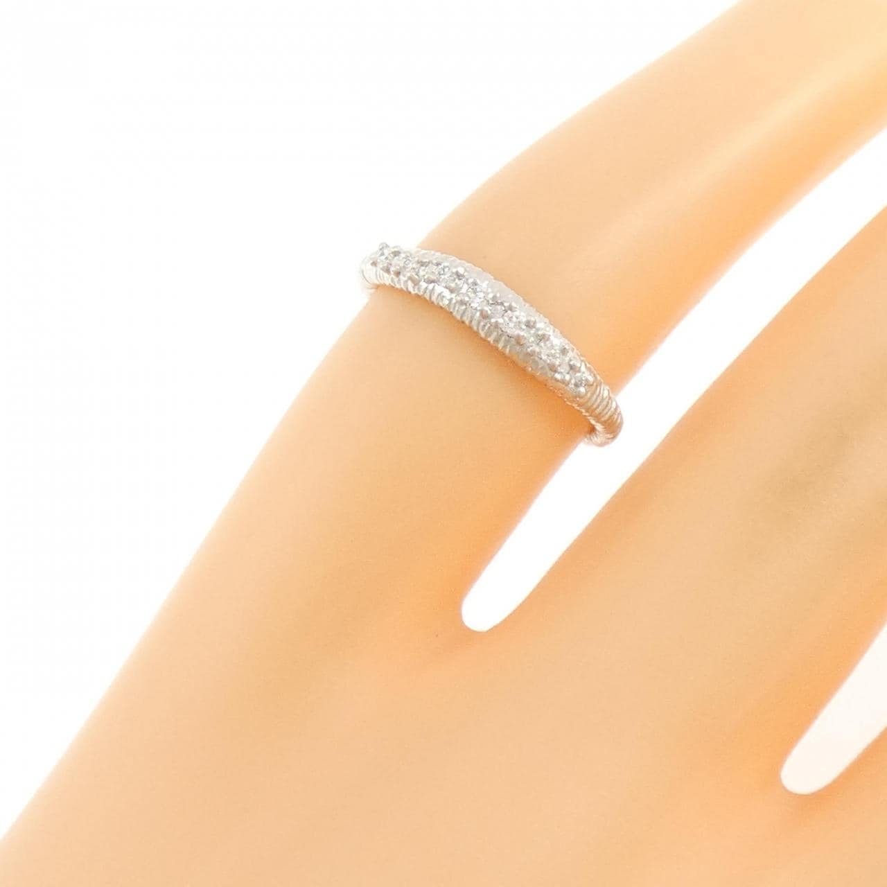 エテ ダイヤモンド ピンキーリング 0.04CT