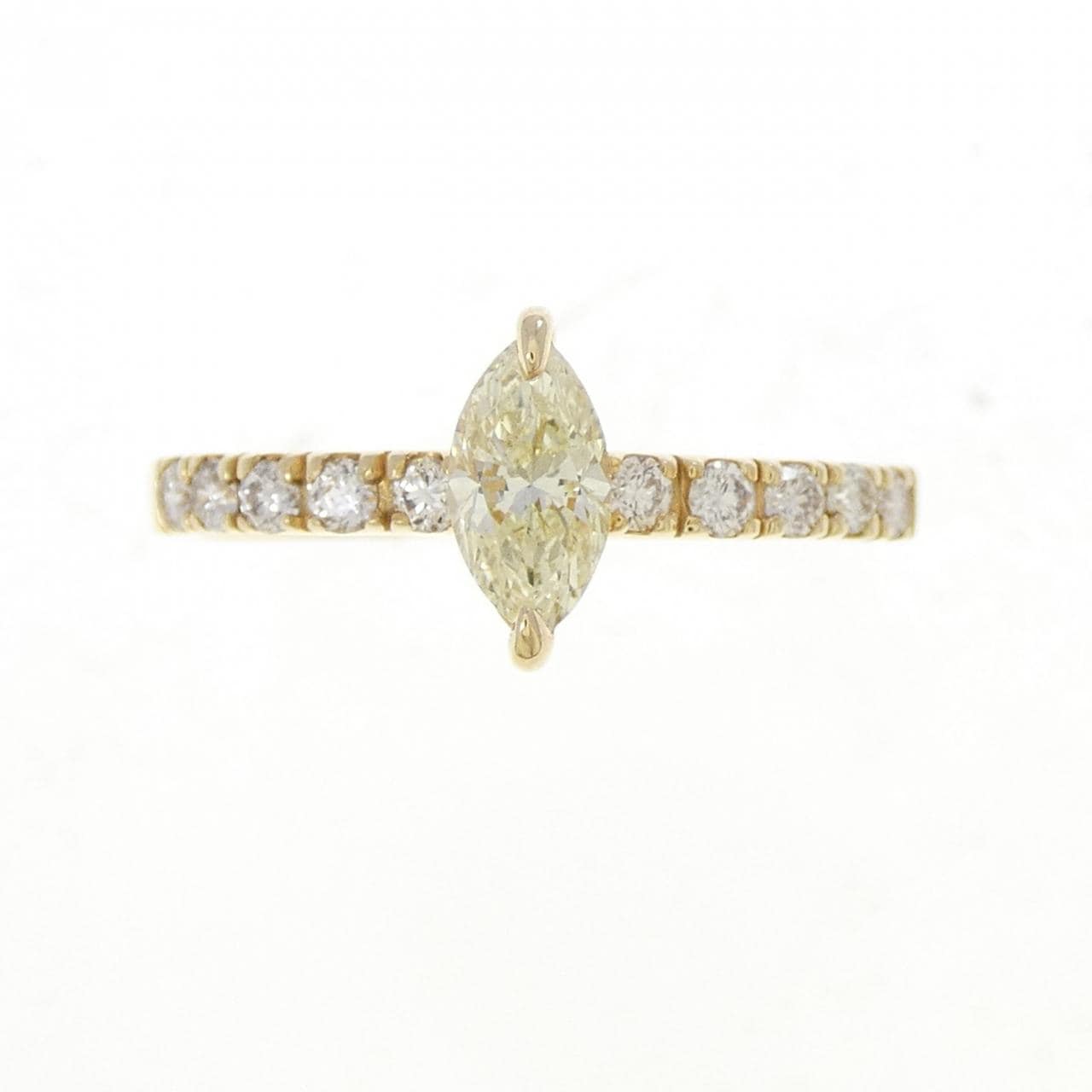 K18YG ダイヤモンド リング 0.321CT