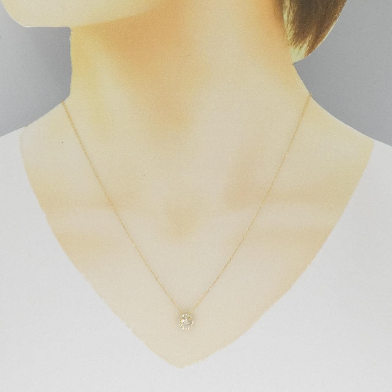 K18YG ダイヤモンド ネックレス 0.70CT