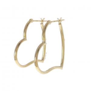 K18YG ハート ピアス