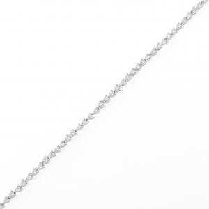 K18WG ダイヤモンド ブレスレット 1.00CT