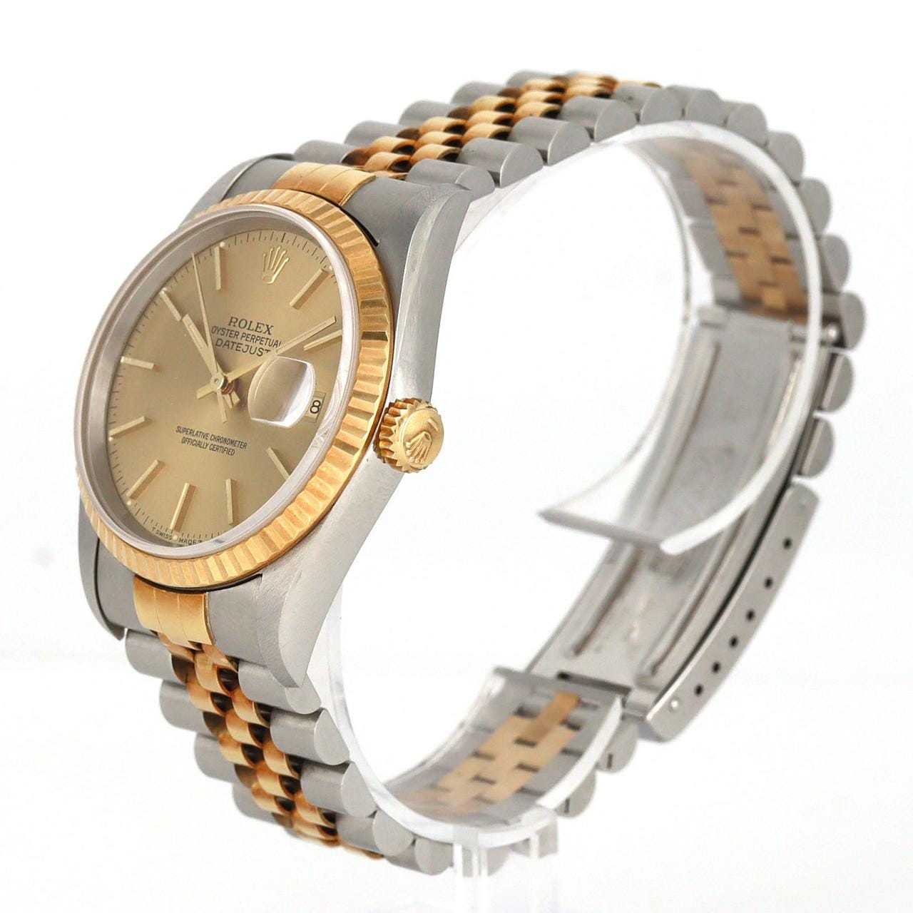 【ノーメンテナンス還元価格】ロレックス デイトジャスト 16233 SSxYG 自動巻 S番
